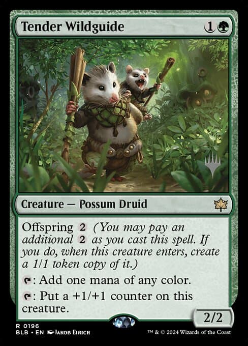 Tender Wildguide from Bloomburrow Promos (Rare)