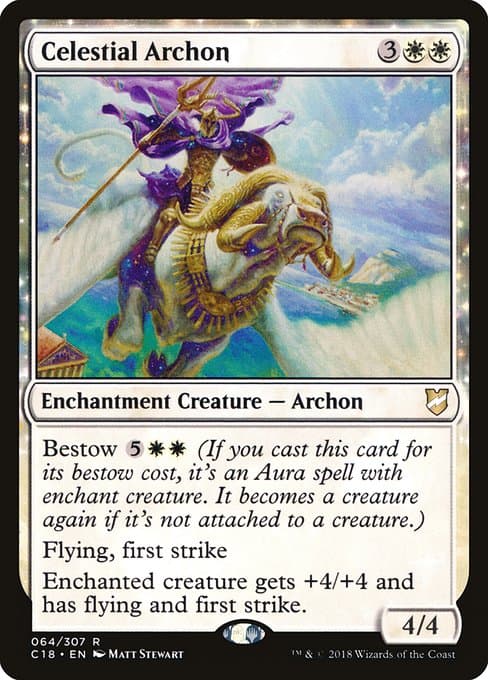 Celestial Archon from Commander 2018 (Rare)