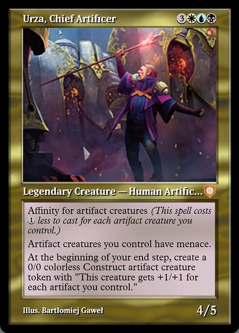 Urza, Chief Artificer from Magic Online Promos (Mythic)