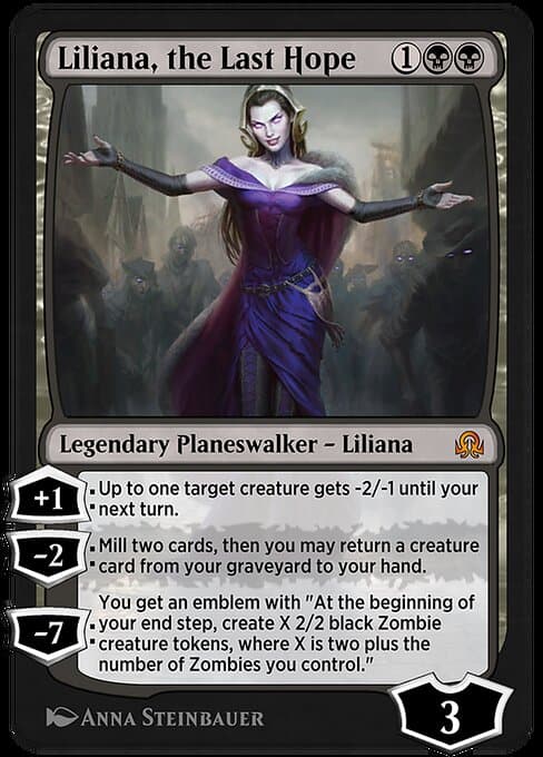 Liliana, the Last Hope from Shadows over Innistrad Remastered (Mythic)