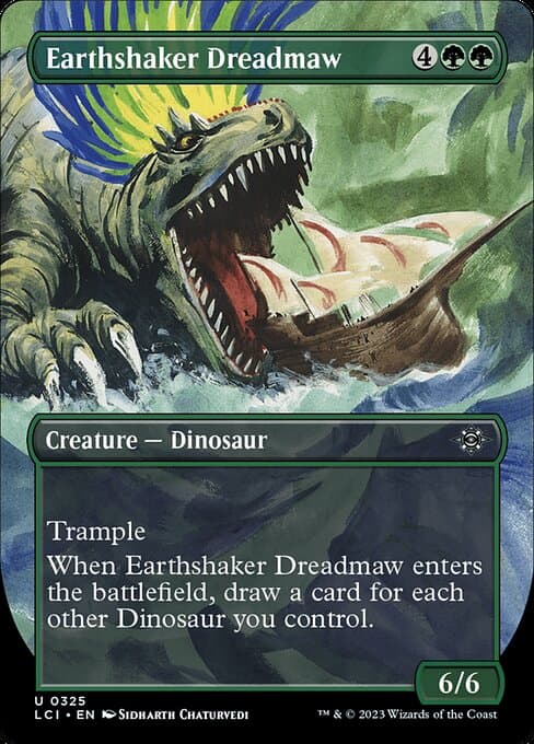 Earthshaker Dreadmaw from The Lost Caverns of Ixalan (Uncommon)