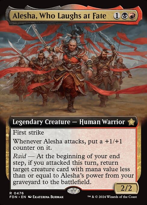 Alesha, Who Laughs at Fate from Foundations (Rare)