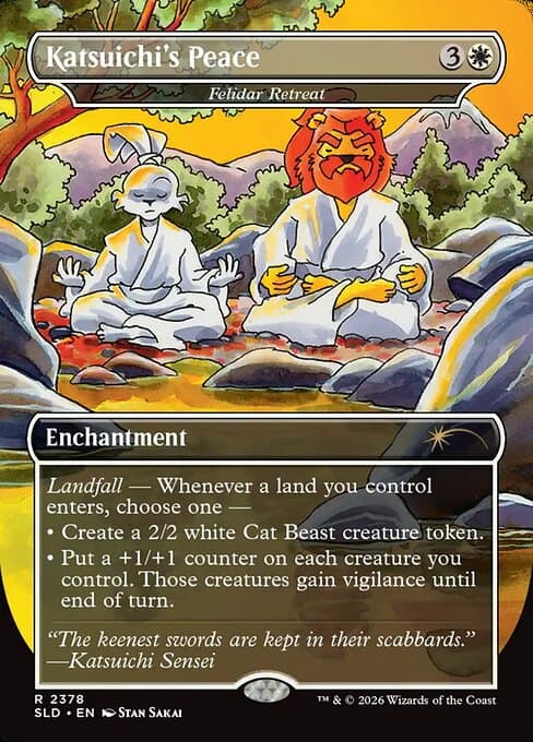 Felidar Retreat from Secret Lair Drop (Rare)