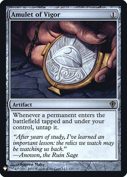 Amulet of Vigor from The List (Rare)