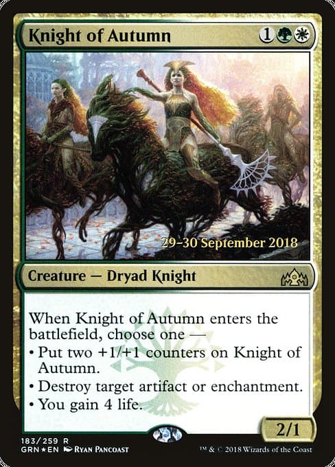 Knight of Autumn from Guilds of Ravnica Promos (Rare)