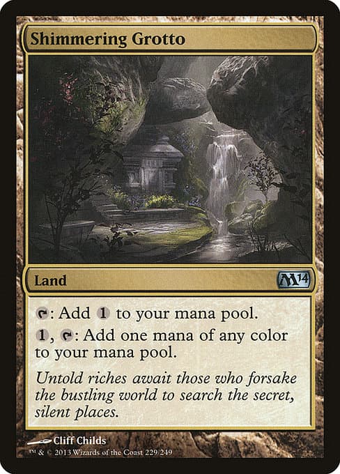 Shimmering Grotto from Magic 2014 (Uncommon)