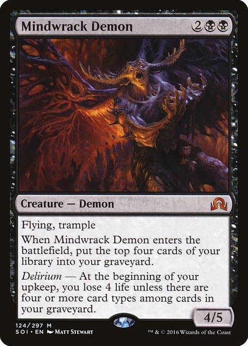 Mindwrack Demon from Shadows over Innistrad (Mythic)