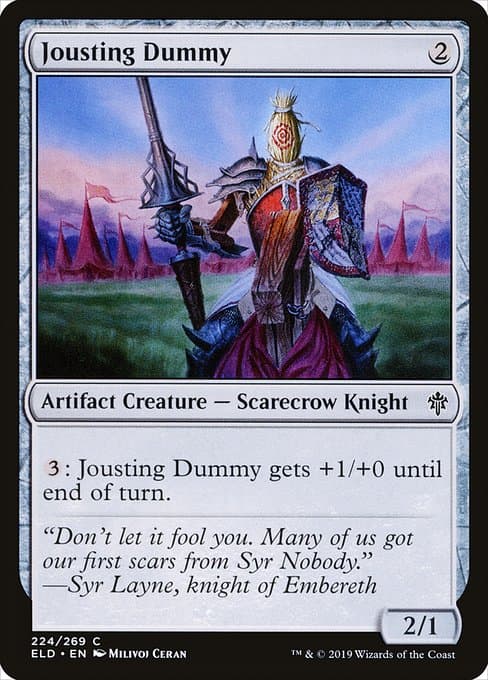 Jousting Dummy from Throne of Eldraine (Common)