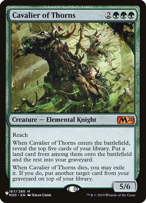 Cavalier of Thorns from The List (Mythic)