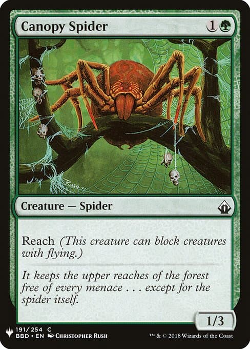 Canopy Spider from The List (Common)