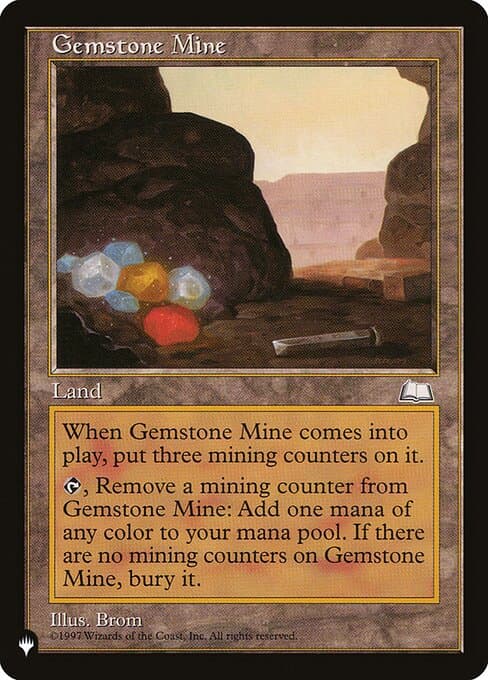 Gemstone Mine from The List (Uncommon)