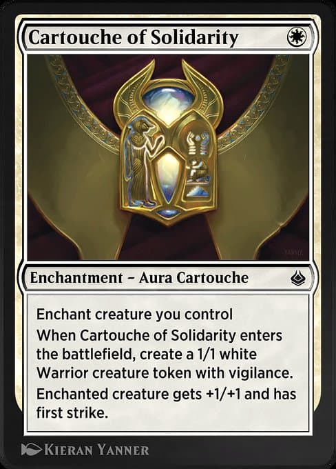 Cartouche of Solidarity from Amonkhet Remastered (Common)