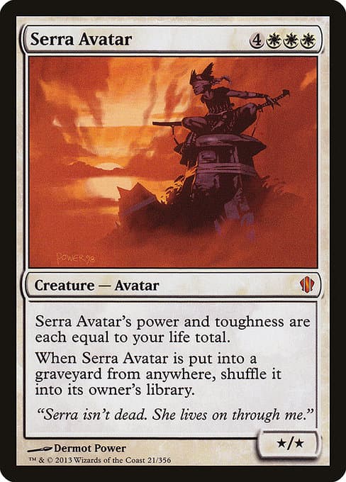 Serra Avatar from Commander 2013 (Mythic)