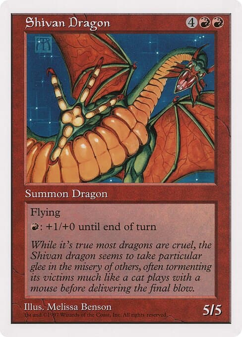 Shivan Dragon (Rare)