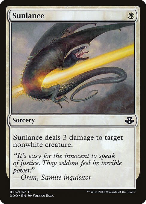 Sunlance from Duel Decks: Elspeth vs. Kiora (Common)