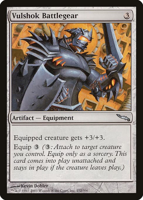Vulshok Battlegear from Mirrodin (Uncommon)