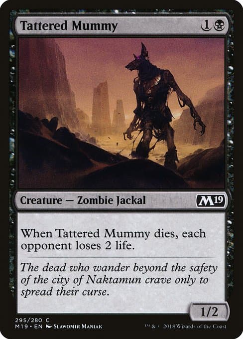 Tattered Mummy from Core Set 2019 (Common)