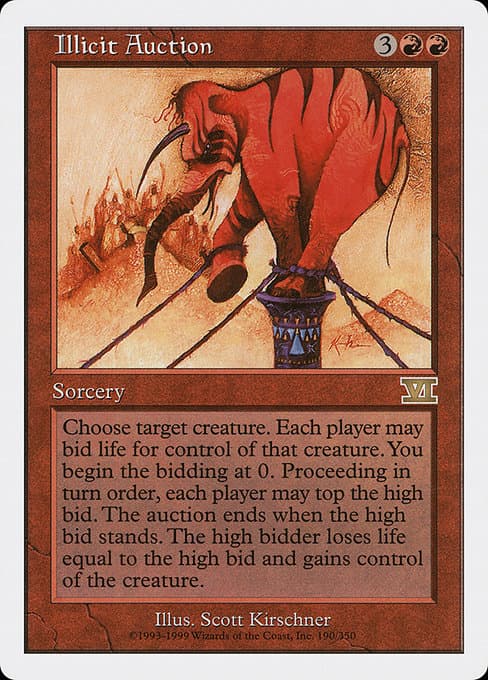 Illicit Auction from Classic Sixth Edition (Rare)