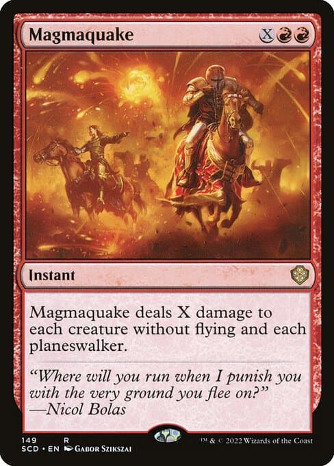 Magmaquake from Starter Commander Decks (Rare)