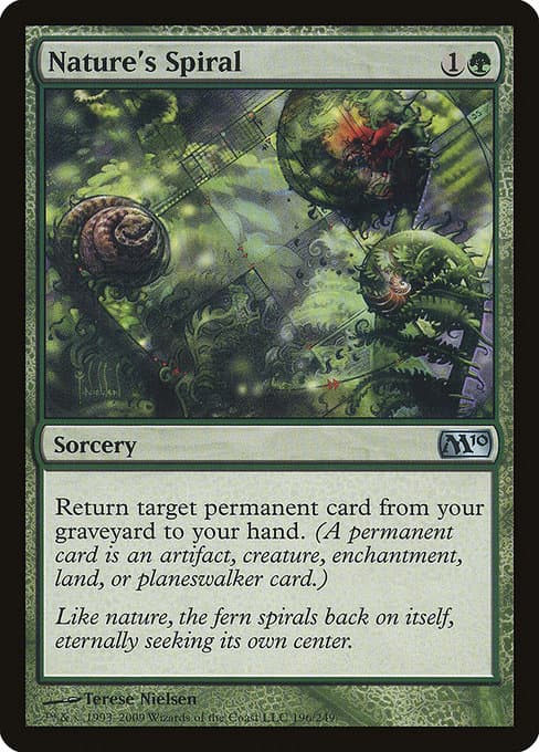 Nature's Spiral from Magic 2010 (Uncommon)