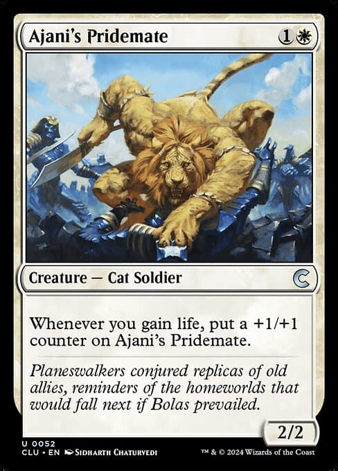 Ajani's Pridemate from Ravnica: Clue Edition (Uncommon)
