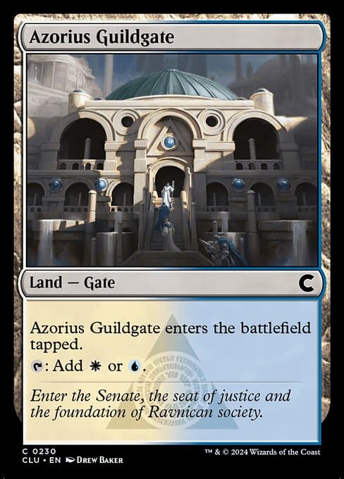Azorius Guildgate from Ravnica: Clue Edition (Common)