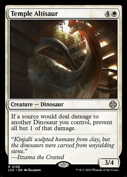 Temple Altisaur from The Lost Caverns of Ixalan Commander (Rare)
