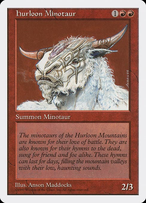 Hurloon Minotaur from Fifth Edition (Common)