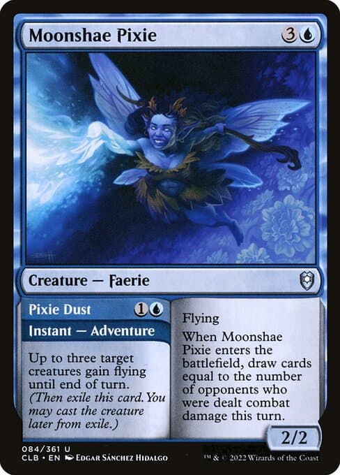 Moonshae Pixie // Pixie Dust from Commander Legends: Battle for Baldur's Gate (Uncommon)