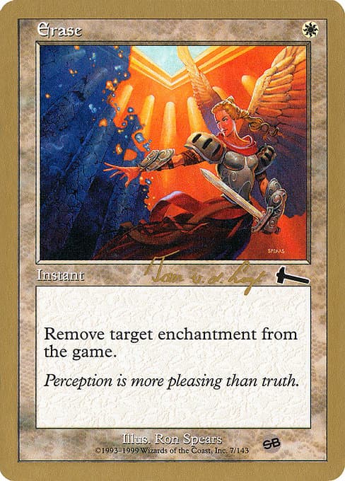 Erase from World Championship Decks 2000 (Common)
