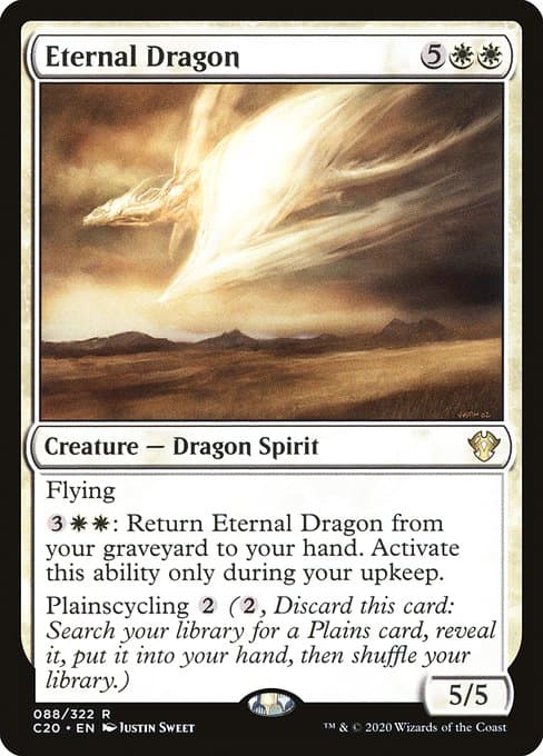 Eternal Dragon from Commander 2020 (Rare)