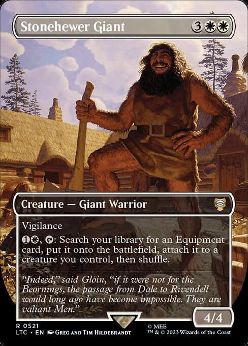 Stonehewer Giant from Tales of Middle-earth Commander (Rare)
