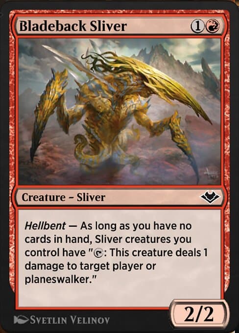 Bladeback Sliver from Jumpstart: Historic Horizons (Common)