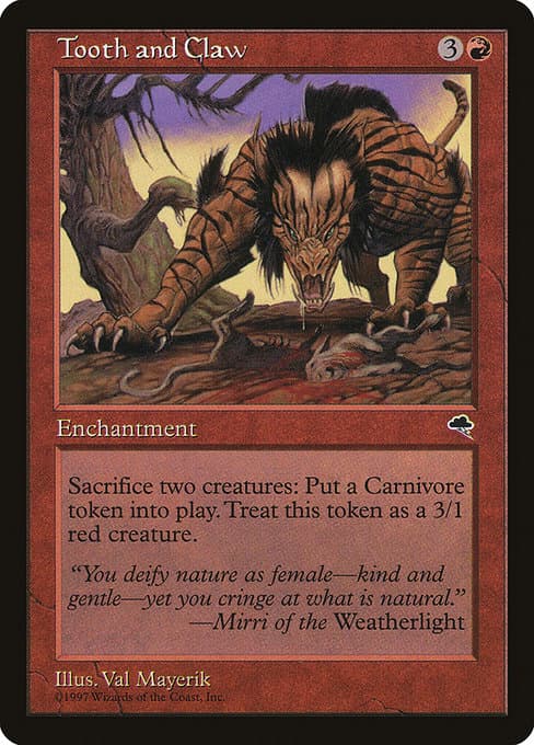 Tooth and Claw from Tempest (Rare)