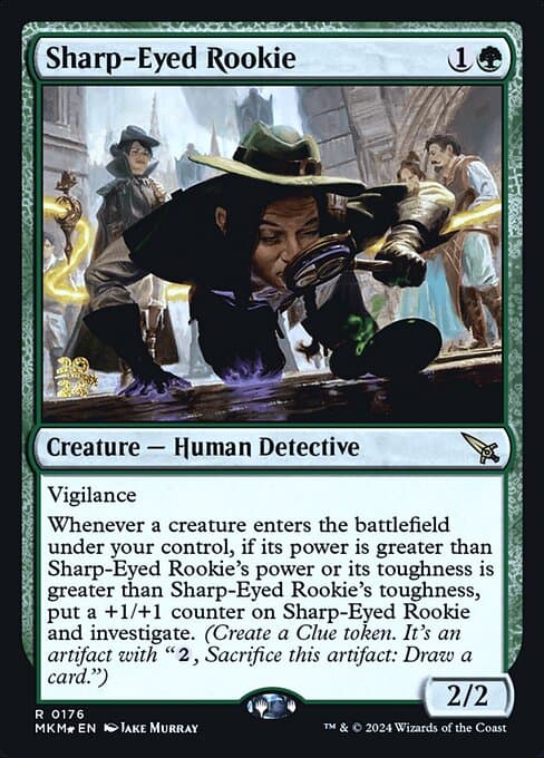 Sharp-Eyed Rookie from Murders at Karlov Manor Promos (Rare)