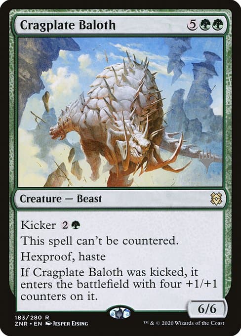 Cragplate Baloth from Zendikar Rising Promos (Rare)