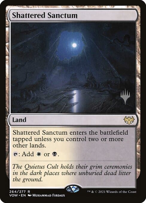 Shattered Sanctum from Innistrad: Crimson Vow Promos (Rare)