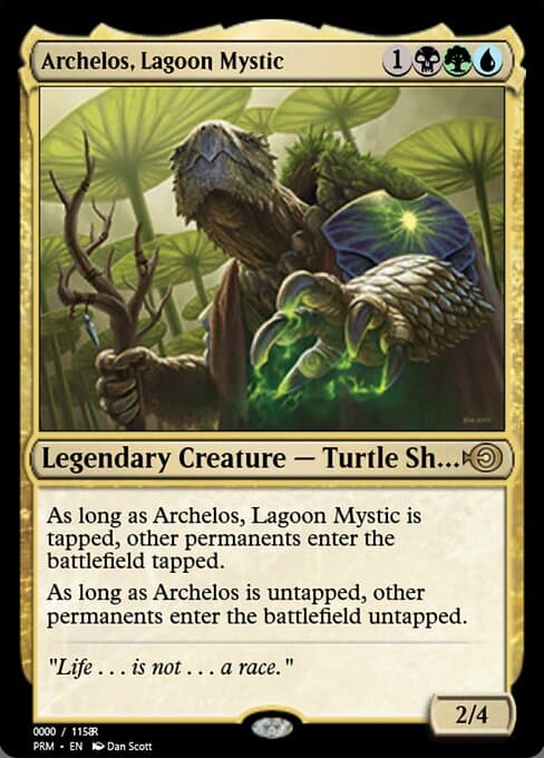 Archelos, Lagoon Mystic from Magic Online Promos (Rare)