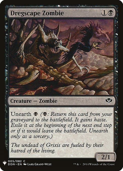 Dregscape Zombie from The List (Common)