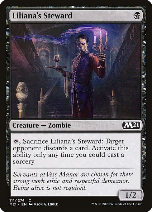 Liliana's Steward from Core Set 2021 (Common)