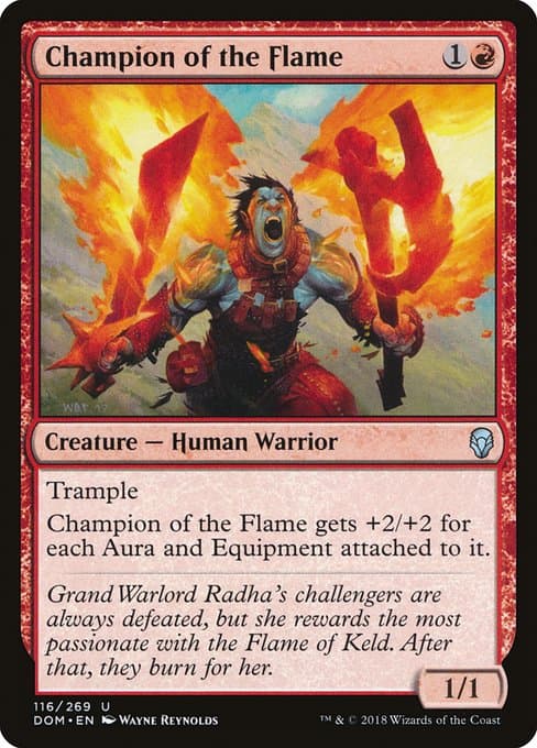 Champion of the Flame from Dominaria (Uncommon)