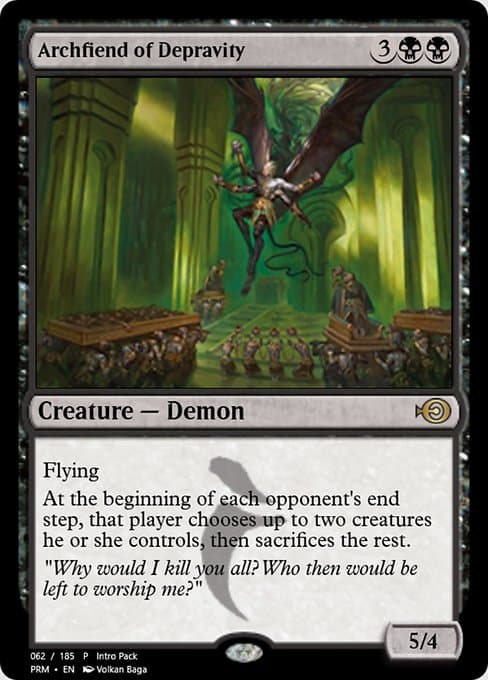 Archfiend of Depravity from Magic Online Promos (Rare)
