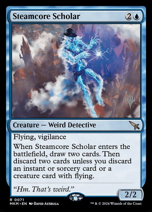 Steamcore Scholar from Murders at Karlov Manor Promos (Rare)