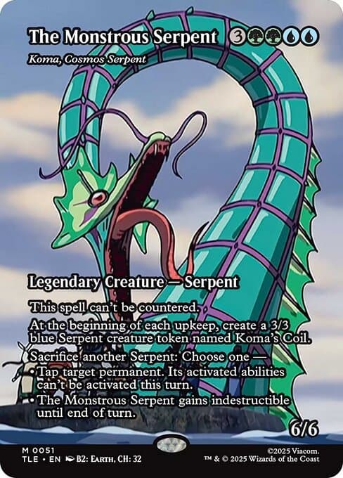 Koma, Cosmos Serpent from Avatar: The Last Airbender Eternal (Mythic)