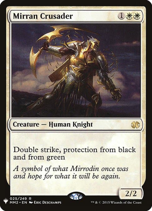 Mirran Crusader from The List (Rare)