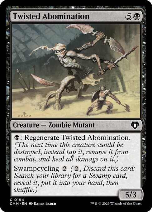 Twisted Abomination from Commander Masters (Common)