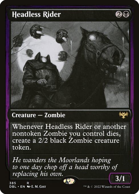 Headless Rider from Innistrad: Double Feature (Rare)