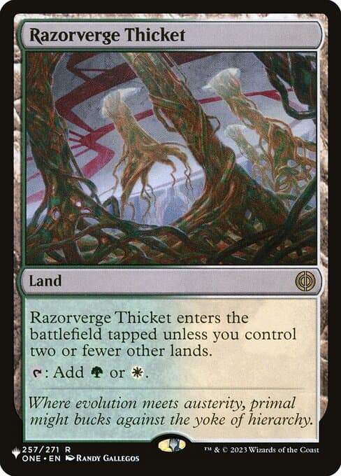 Razorverge Thicket from The List (Rare)