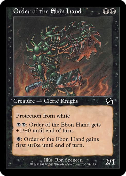 Order of the Ebon Hand from Masters Edition (Common)