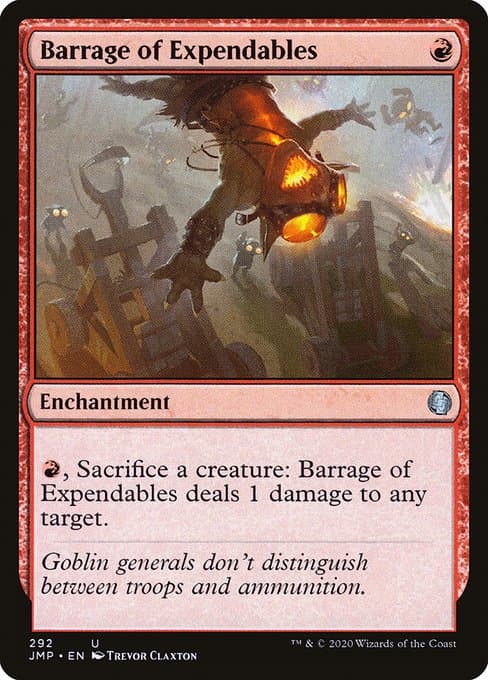 Barrage of Expendables (Uncommon)
